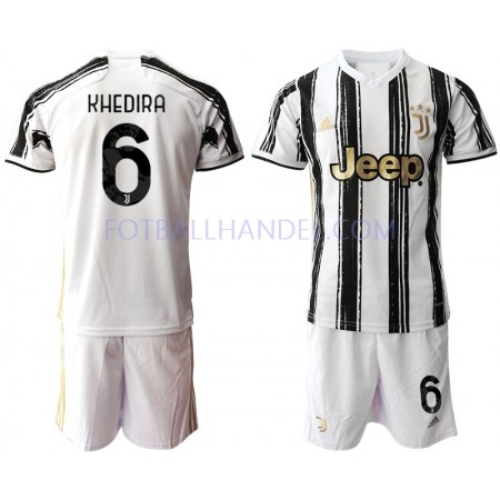 Barn Fotballdrakter Juventus Sami Khedira 6 Hjemme 2020-21 Kortermet